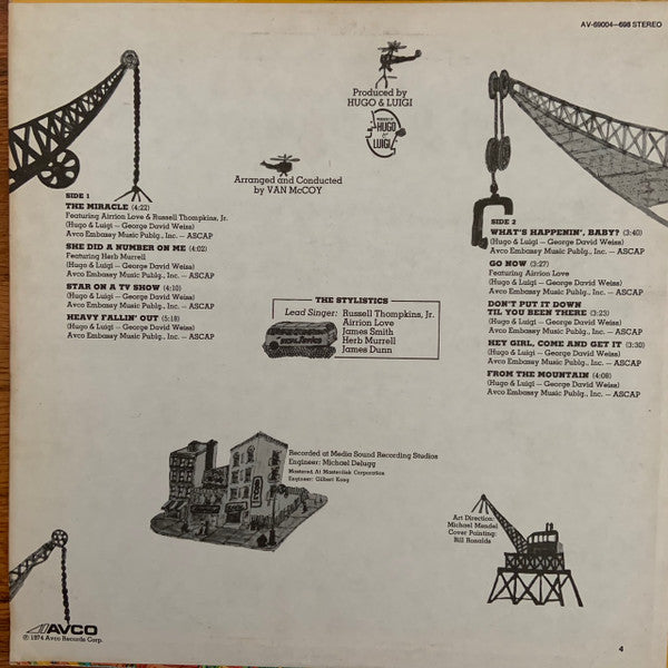 The Stylistics : Heavy (LP, Album, Pre)