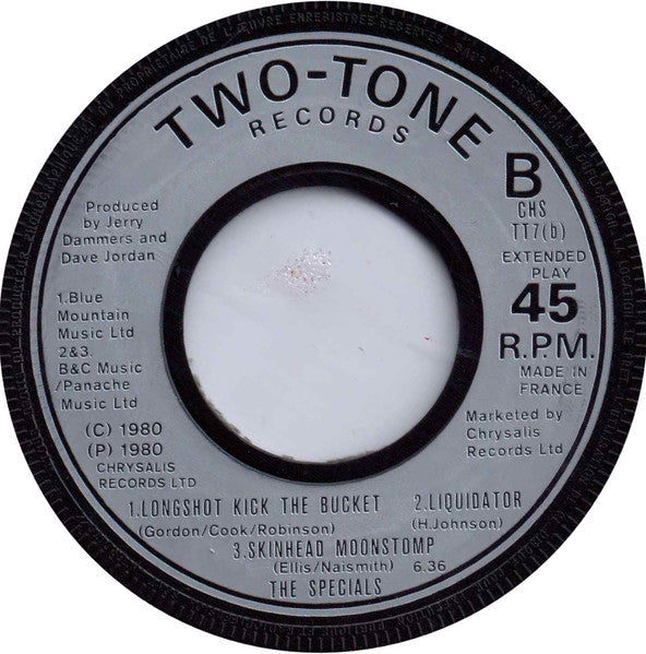 The Specials : Too Much Too Young (7", EP, Mad)