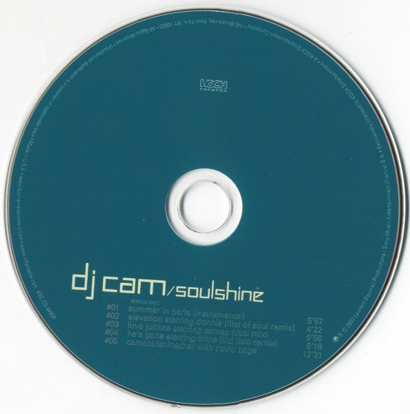 DJ Cam : Soulshine (2xCD, Album)