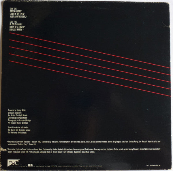Johnny Thunders : Diary Of A Lover (12", EP)
