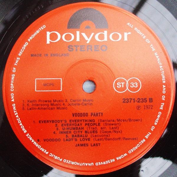 James Last : Voodoo-Party (LP, Album)