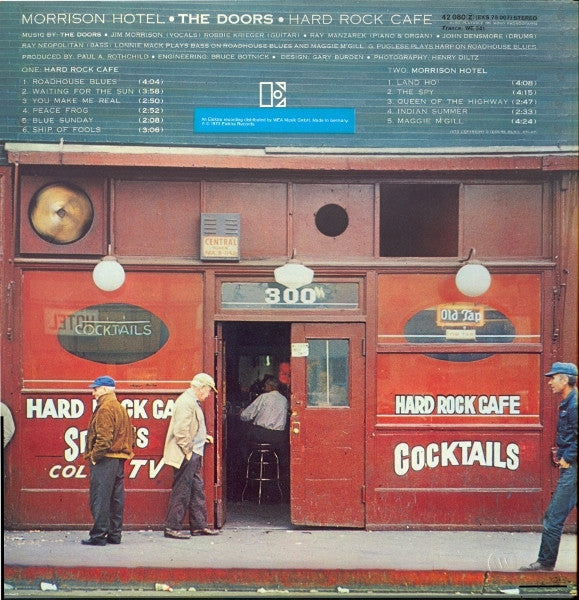 The Doors : Morrison Hotel (LP, Album, RE, Gat)