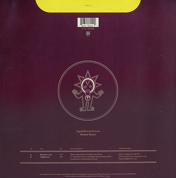 Legend B : Lost In Love (12")