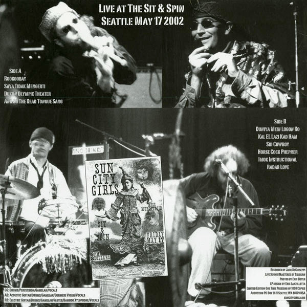 Sun City Girls : Live At The Sit & Spin, Seattle May 17, 2002 (LP, Ltd)