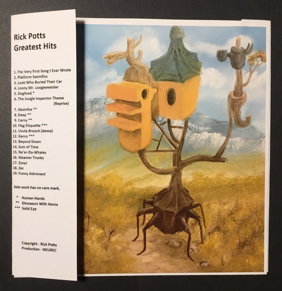 Rick Potts : Greatest Hits (CDr, Ltd)