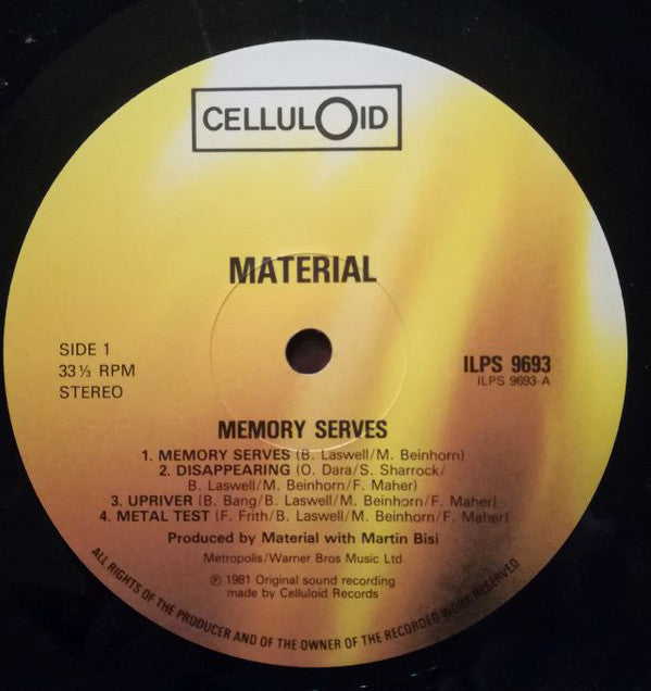 Material : Memory Serves (LP, Album)