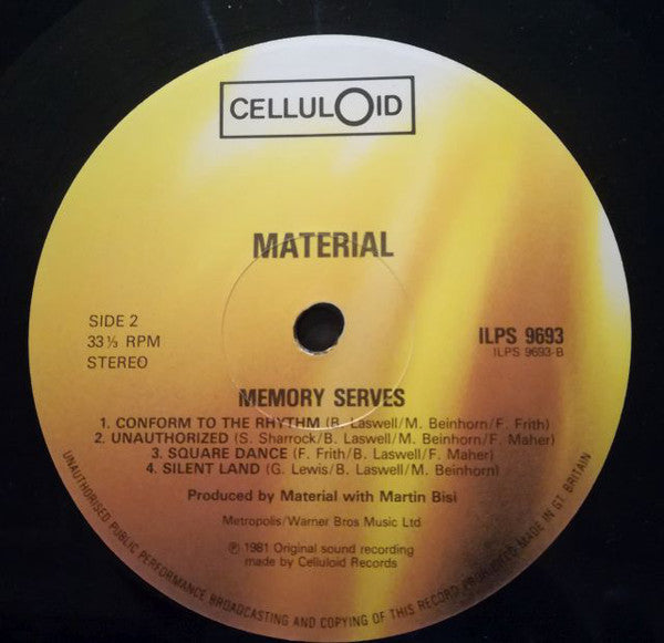 Material : Memory Serves (LP, Album)