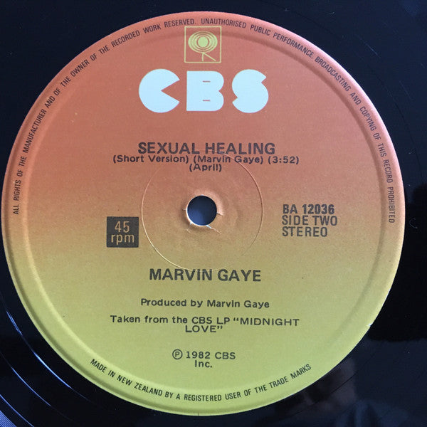 Marvin Gaye : Sexual Healing (12", Single)