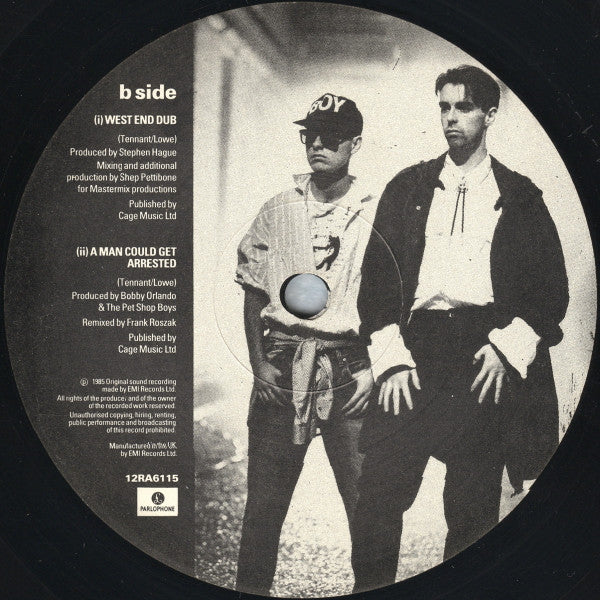 Pet Shop Boys : West End Girls (The Shep Pettibone Mastermix) (12", Single)