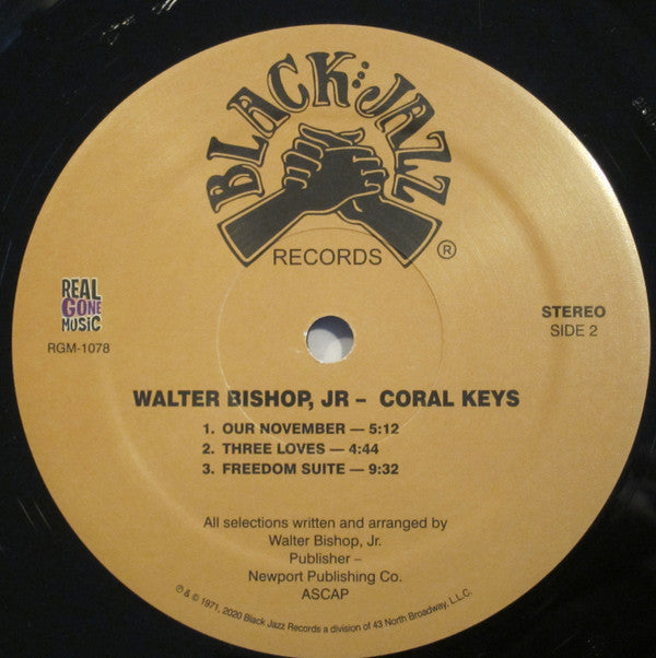 Walter Bishop Jr.* : Coral Keys (LP, Album, RE)