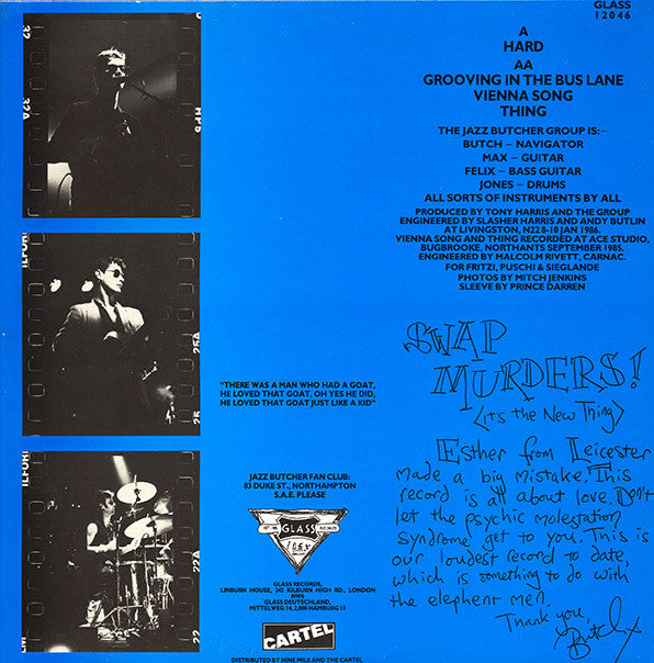 The Jazz Butcher : Hard (12")