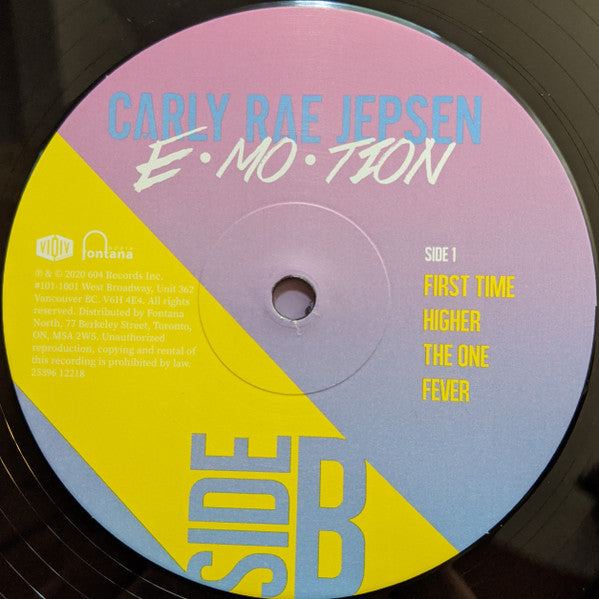 Carly Rae Jepsen : E•MO•TION: Side B (12", EP, RE)