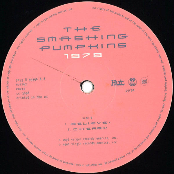 The Smashing Pumpkins : 1979 (12", Single, Ltd)