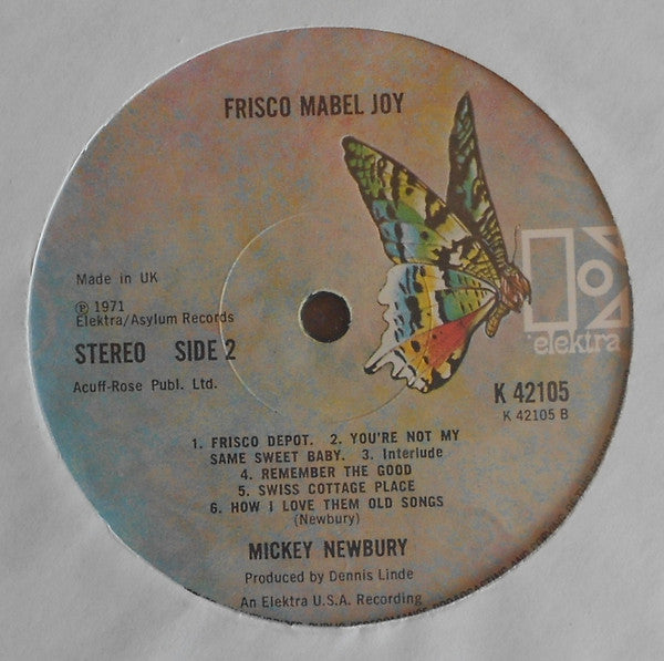 Mickey Newbury : 'Frisco Mabel Joy (LP, Album)