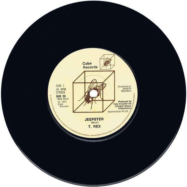 T. Rex, Marc Bolan : Jeepster / Get It On (7", Single)
