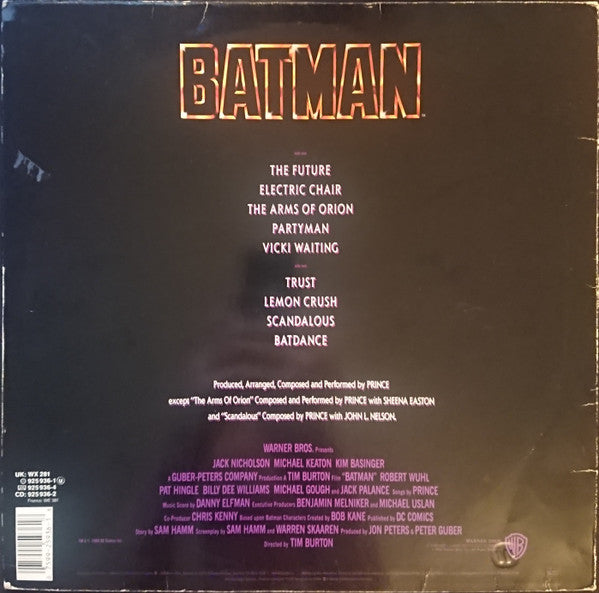 Prince : Batman™ (Motion Picture Soundtrack) (LP, Album)