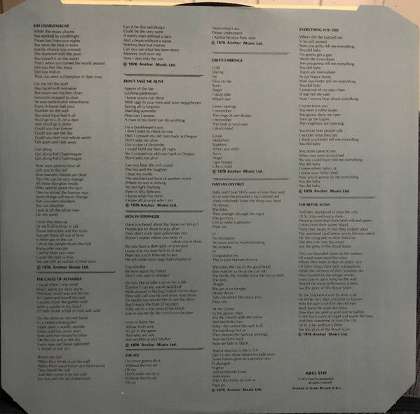 Steely Dan : The Royal Scam (LP, Album, Bla)