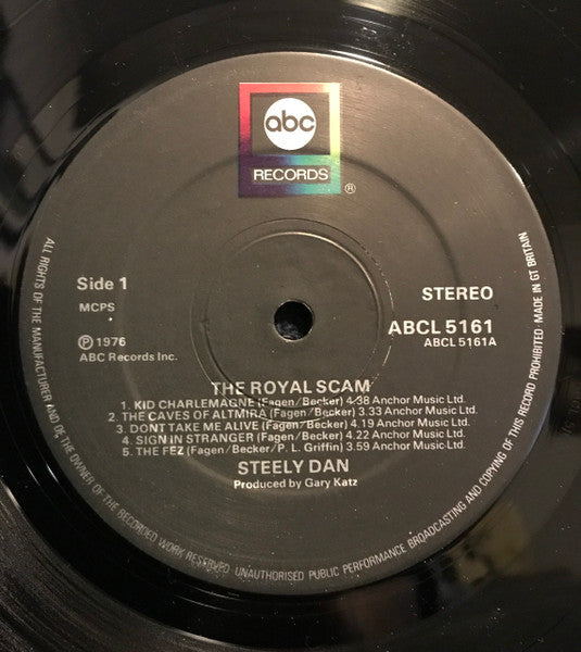Steely Dan : The Royal Scam (LP, Album, Bla)