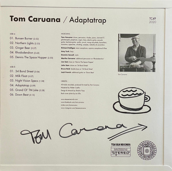 Tom Caruana : Adaptatrap (LP, Album, Red)