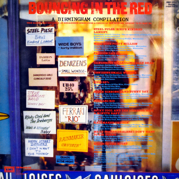 Various : Bouncing In The Red - A Birmingham Compilation (LP, Comp)