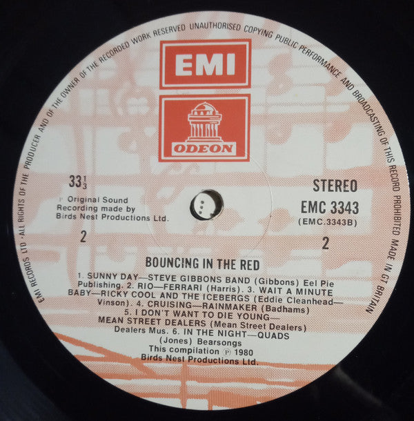 Various : Bouncing In The Red - A Birmingham Compilation (LP, Comp)