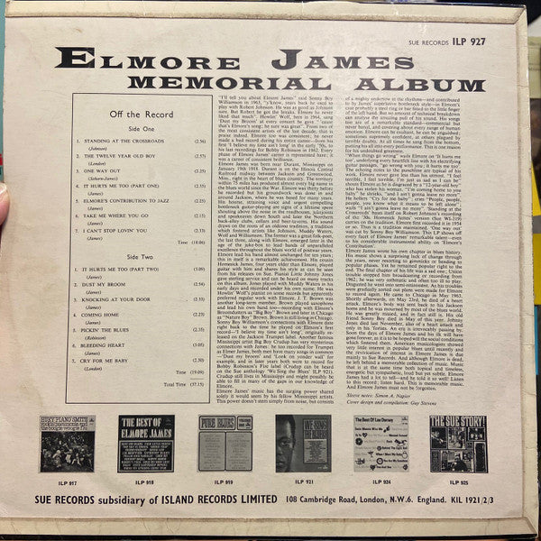 Elmore James : Memorial Album (LP, Comp, Mono)