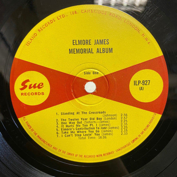 Elmore James : Memorial Album (LP, Comp, Mono)