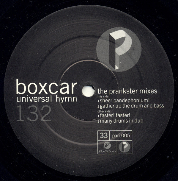 Boxcar : Universal Hymn (The Prankster Mixes) (12")