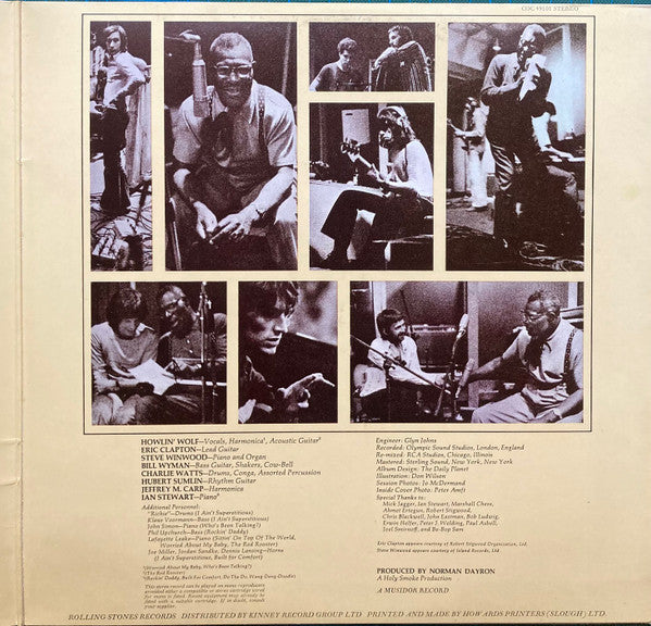 Howlin' Wolf : The London Howlin' Wolf Sessions (LP, Album, Gat)