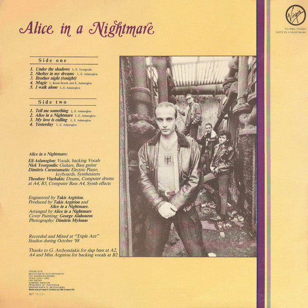 Alice In A Nightmare : Alice In A Nightmare (LP, Album)