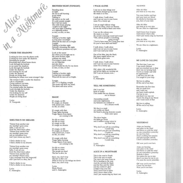 Alice In A Nightmare : Alice In A Nightmare (LP, Album)