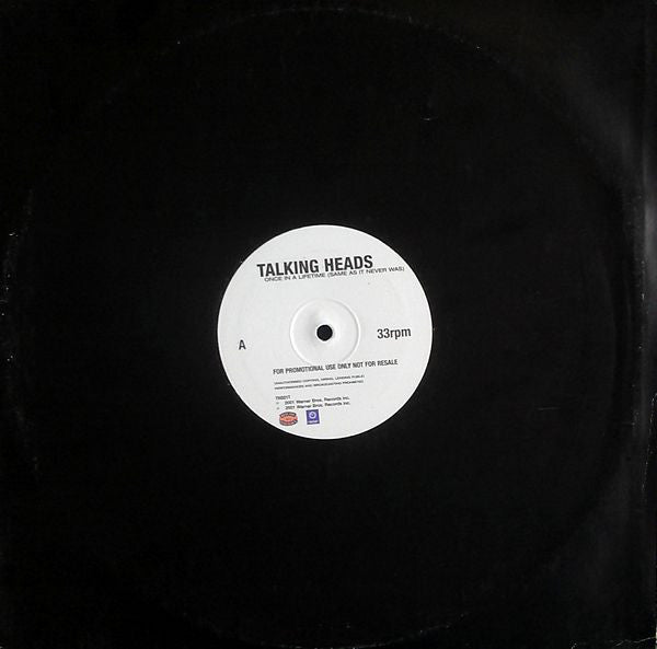 Talking Heads : Once In A Lifetime (Same As It Never Was) (12", Promo)