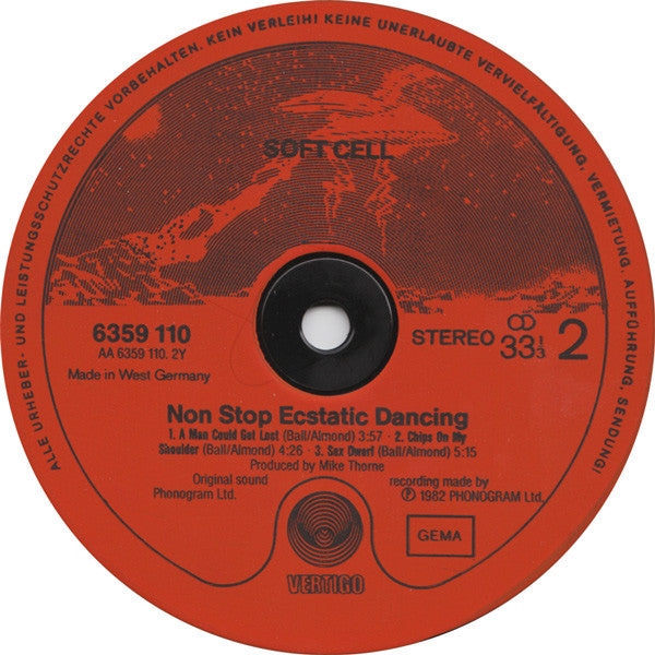Soft Cell : Non Stop Ecstatic Dancing (LP, Album)