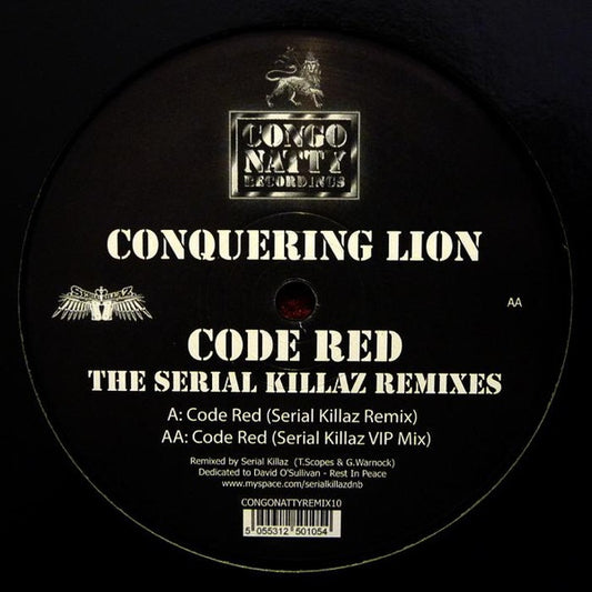 Conquering Lion : Code Red (The Serial Killaz Remixes) (12")