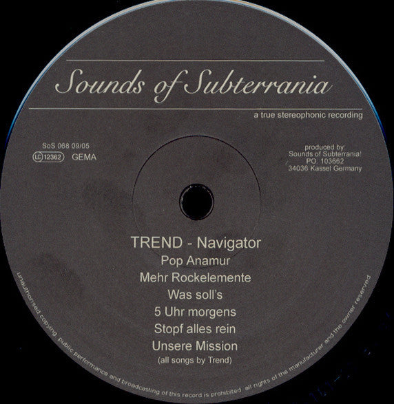 Trend (2) : Navigator (LP, Album, Fez)