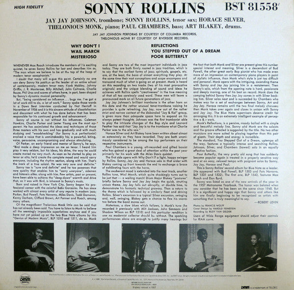 Sonny Rollins : Volume 2 (LP, Album, RE)