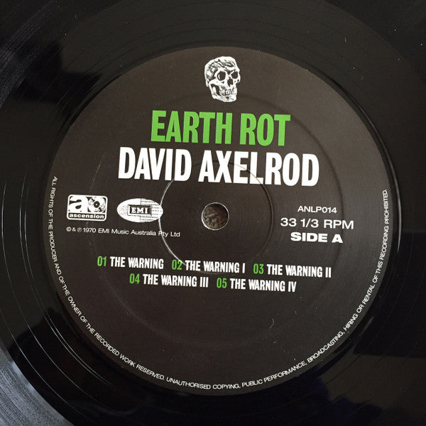 David Axelrod : Earth Rot (LP, Album, RE)