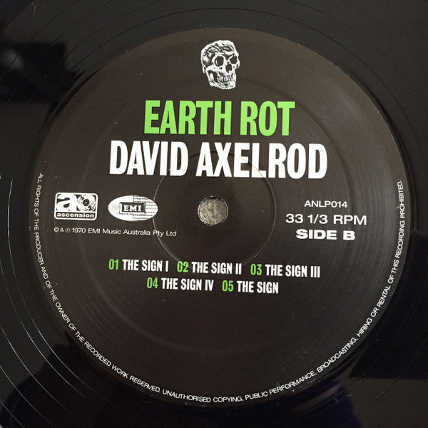 David Axelrod : Earth Rot (LP, Album, RE)