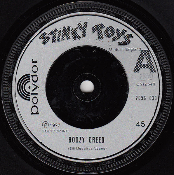 Stinky Toys : Boozy Creed / Driver Blues (7", Single)