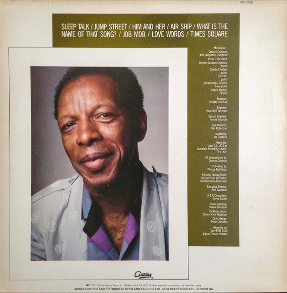 Ornette Coleman : Of Human Feelings (LP, Album)