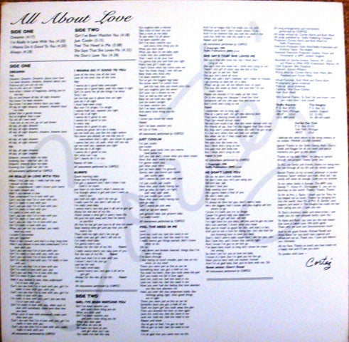 Cortez Harris : All About Love (LP)