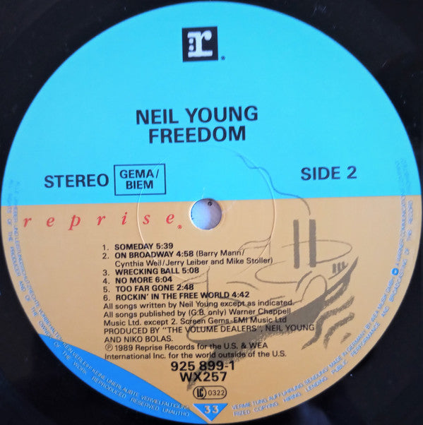 Neil Young : Freedom (LP, Album)