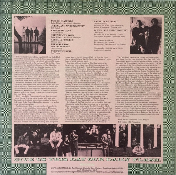 The Daily Flash : I Flash Daily (LP, Comp)