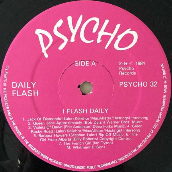 The Daily Flash : I Flash Daily (LP, Comp)