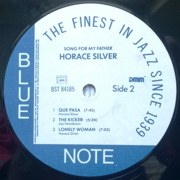 The Horace Silver Quintet : Song For My Father (Cantiga Para Meu Pai) (LP, Album, RE, DMM)