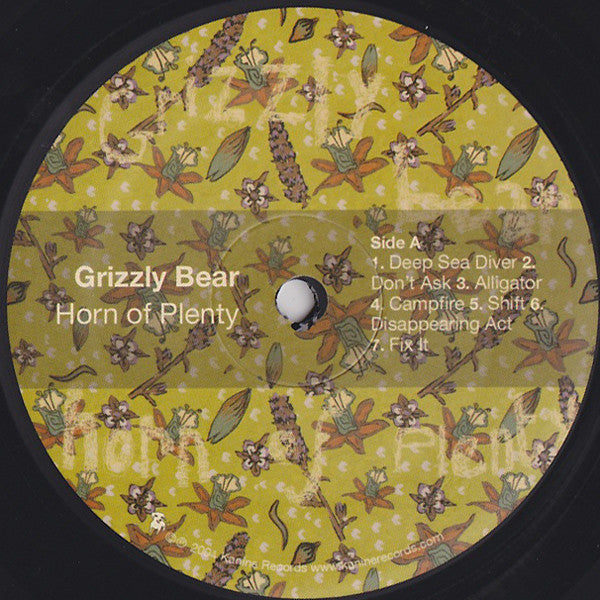 Grizzly Bear : Horn Of Plenty (LP, Album, RE)