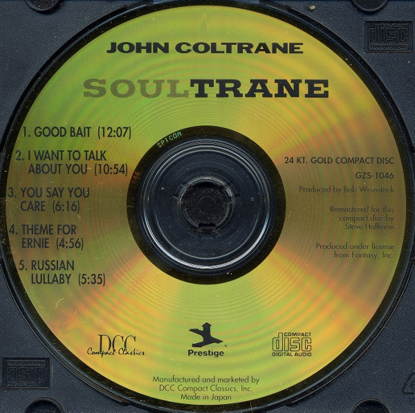 John Coltrane : Soultrane (CD, Album, RE, RM, 24 )