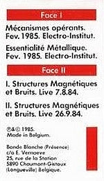 Vivenza : Essentialité Métallique (Cass, C30)