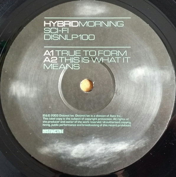 Hybrid : Morning Sci-Fi (3x12", Album)