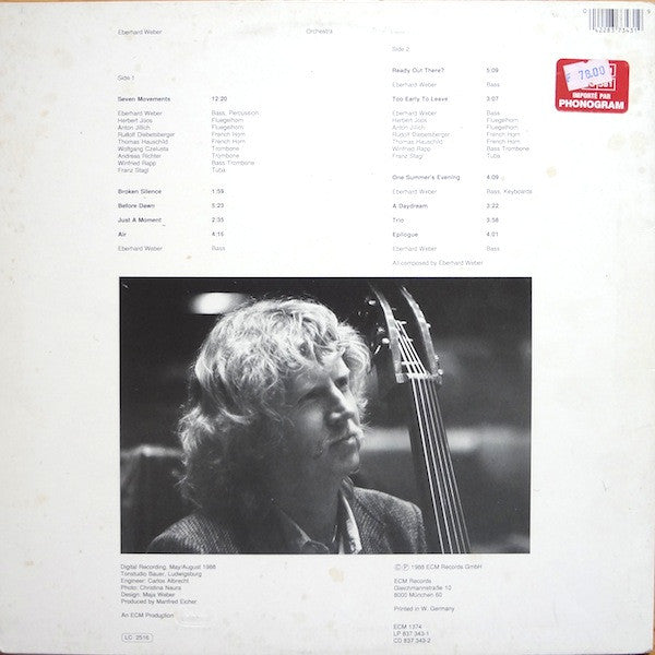 Eberhard Weber : Orchestra (LP, Album)